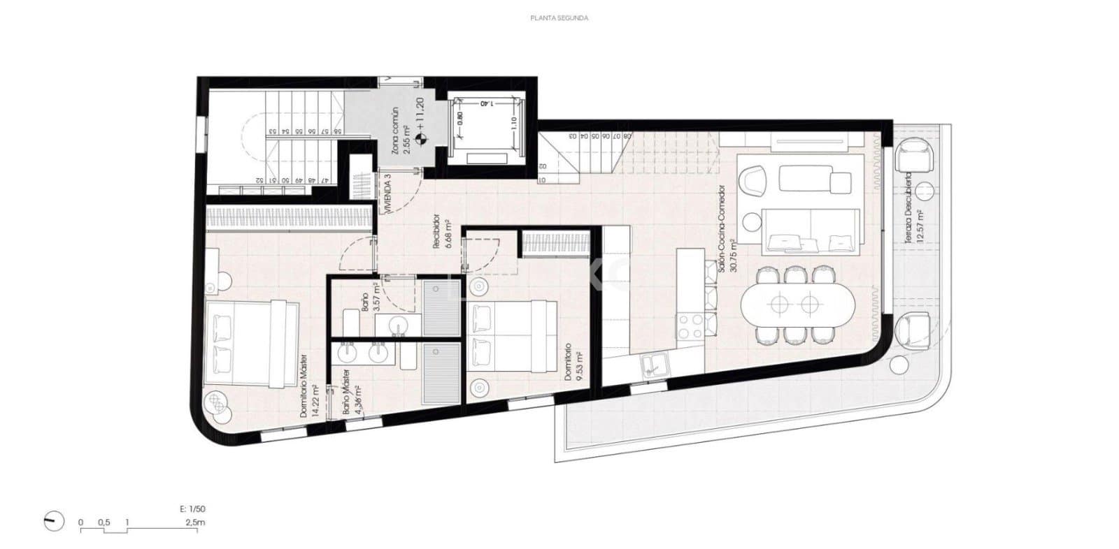 2 camera da letto Appartamento in vendita in Malaga citta - 1.790.000 € (Rif: 8966122)