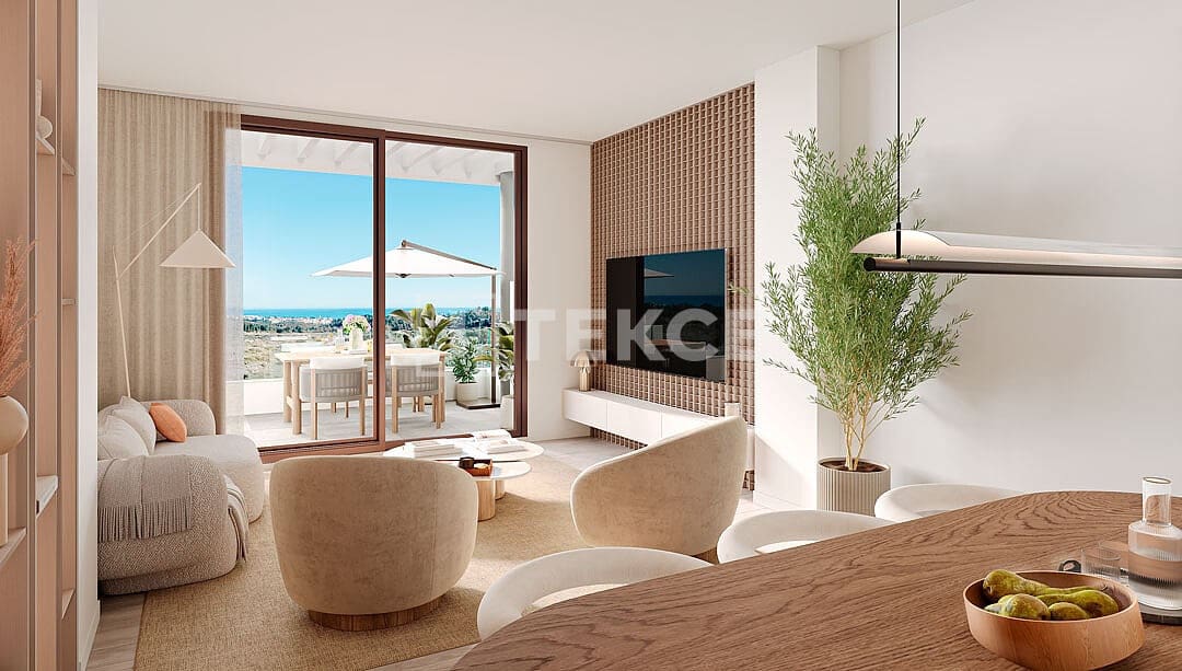 2 Zimmer Wohnung zu verkaufen in Las Lagunas de Mijas mit Pool - 580.000 € (Ref: 8966143)