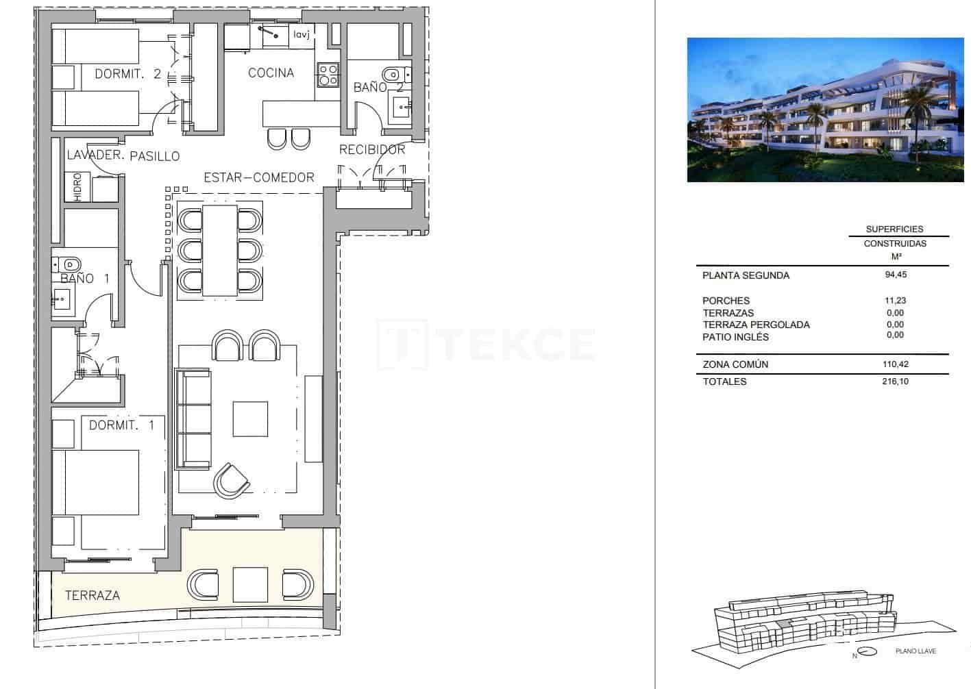 2 soverom Leilighet til salgs i Guadalmina med svømmebasseng - € 650 000 (Ref: 8966174)