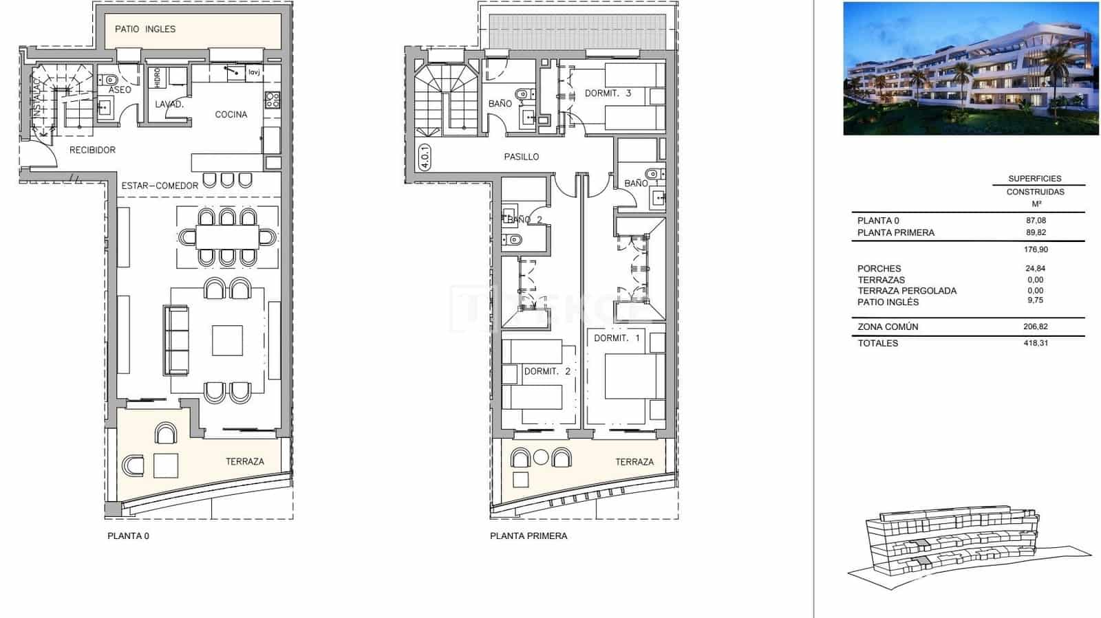 2 soverom Leilighet til salgs i Guadalmina med svømmebasseng - € 650 000 (Ref: 8966174)
