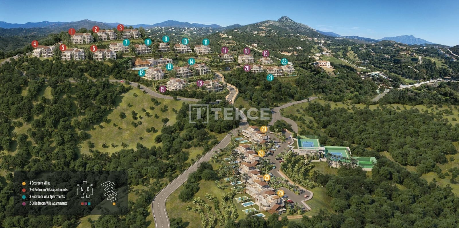 4 sovrum Lägenhet till salu i Benahavis med pool - 900 000 € (Ref: 8966184)