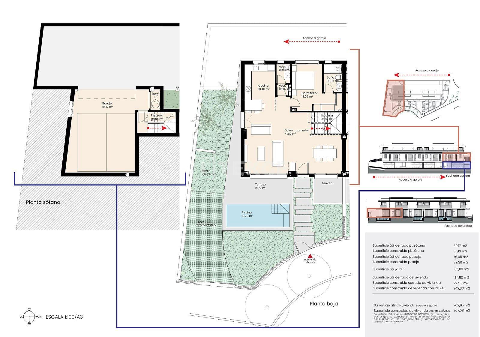 3 soverom Villa til salgs i Malaga by med svømmebasseng - € 1 750 000 (Ref: 8966201)