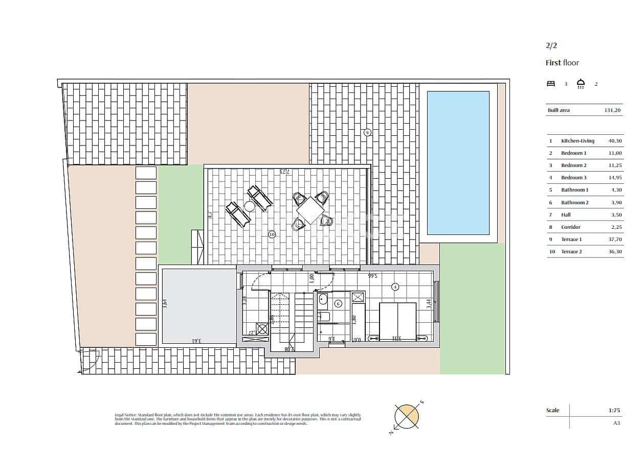 3 Zimmer Villa zu verkaufen in Algorfa mit Pool - 478.000 € (Ref: 8967812)