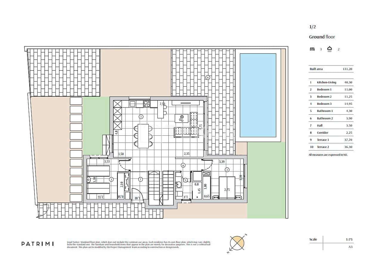 3 Zimmer Villa zu verkaufen in Algorfa mit Pool - 478.000 € (Ref: 8967812)