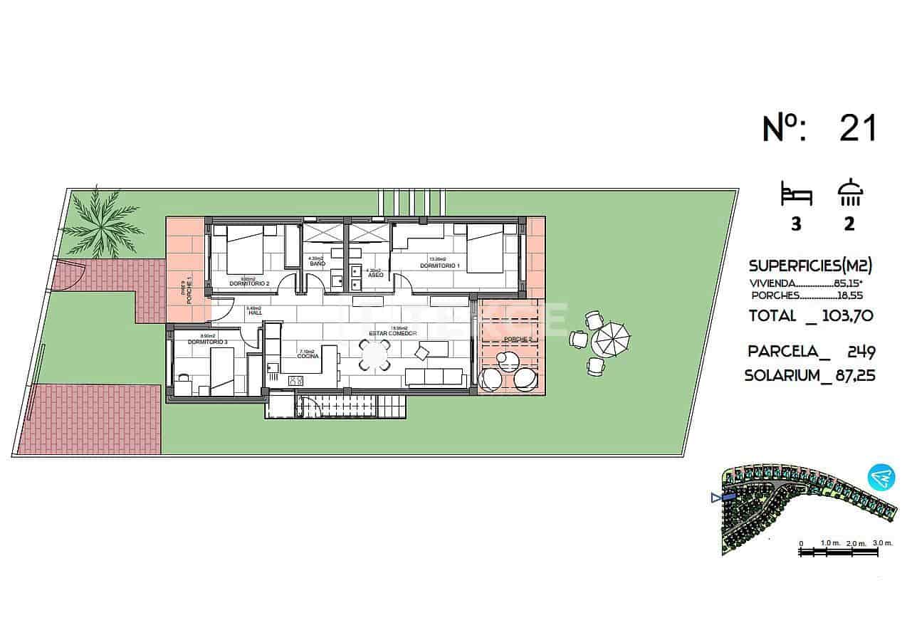 Chalet de 3 habitaciones en Algorfa en venta con piscina - 445.000 € (Ref: 8967818)