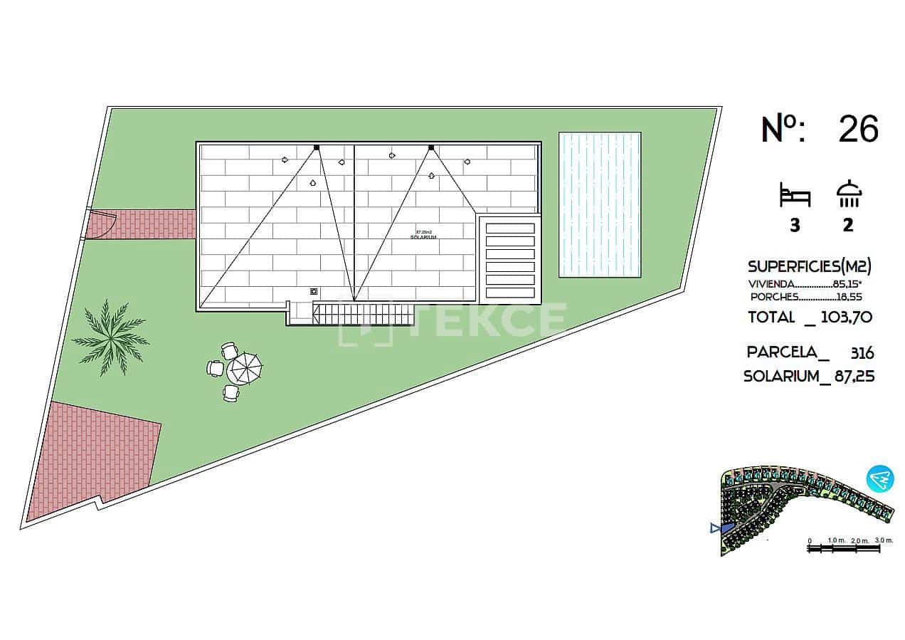 Chalet de 3 habitaciones en Algorfa en venta con piscina - 445.000 € (Ref: 8967818)