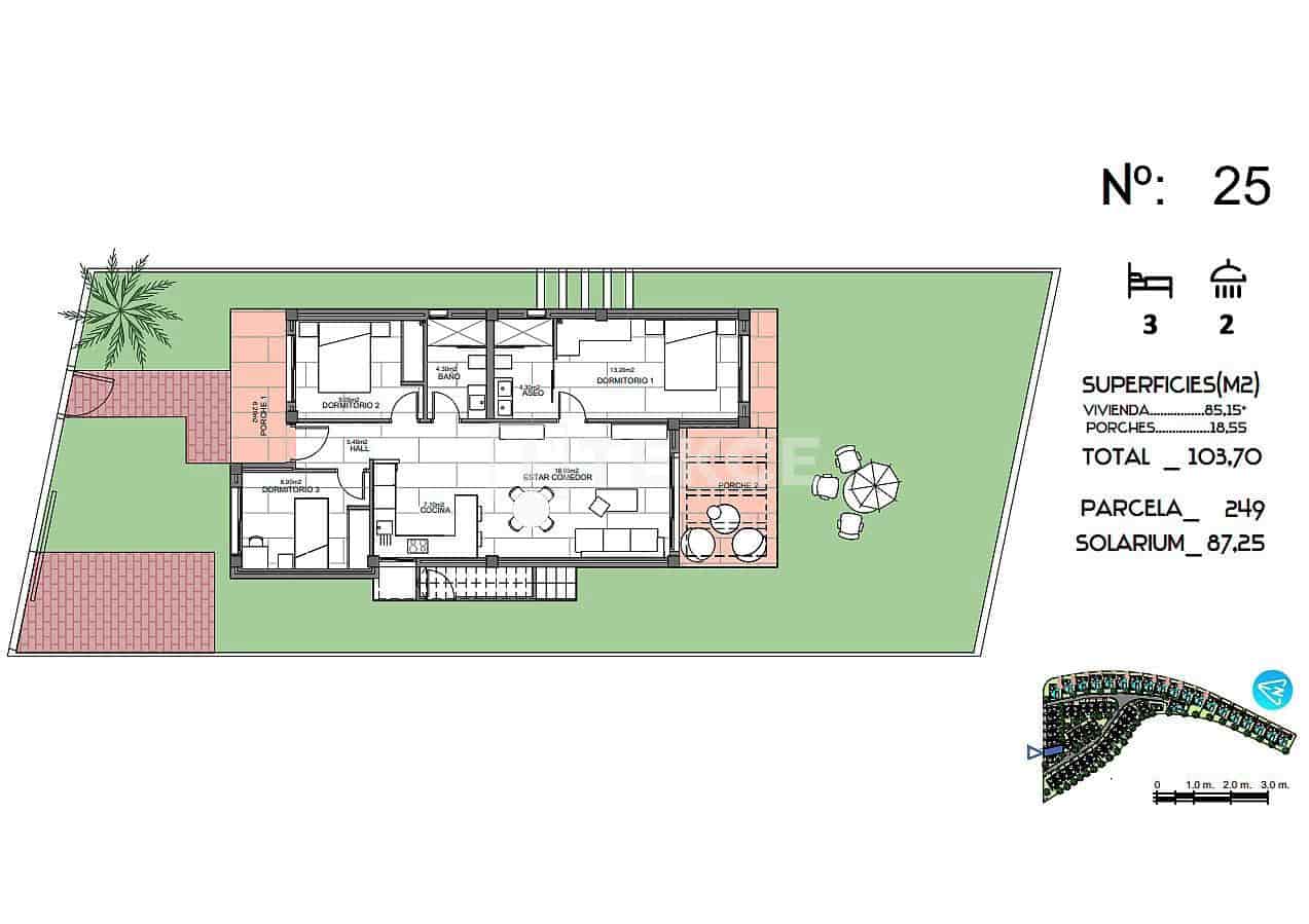 Chalet de 3 habitaciones en Algorfa en venta con piscina - 445.000 € (Ref: 8967818)