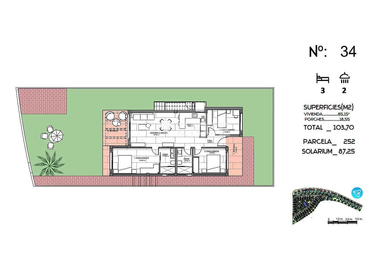Chalet de 3 habitaciones en Algorfa en venta con piscina - 445.000 € (Ref: 8967818)