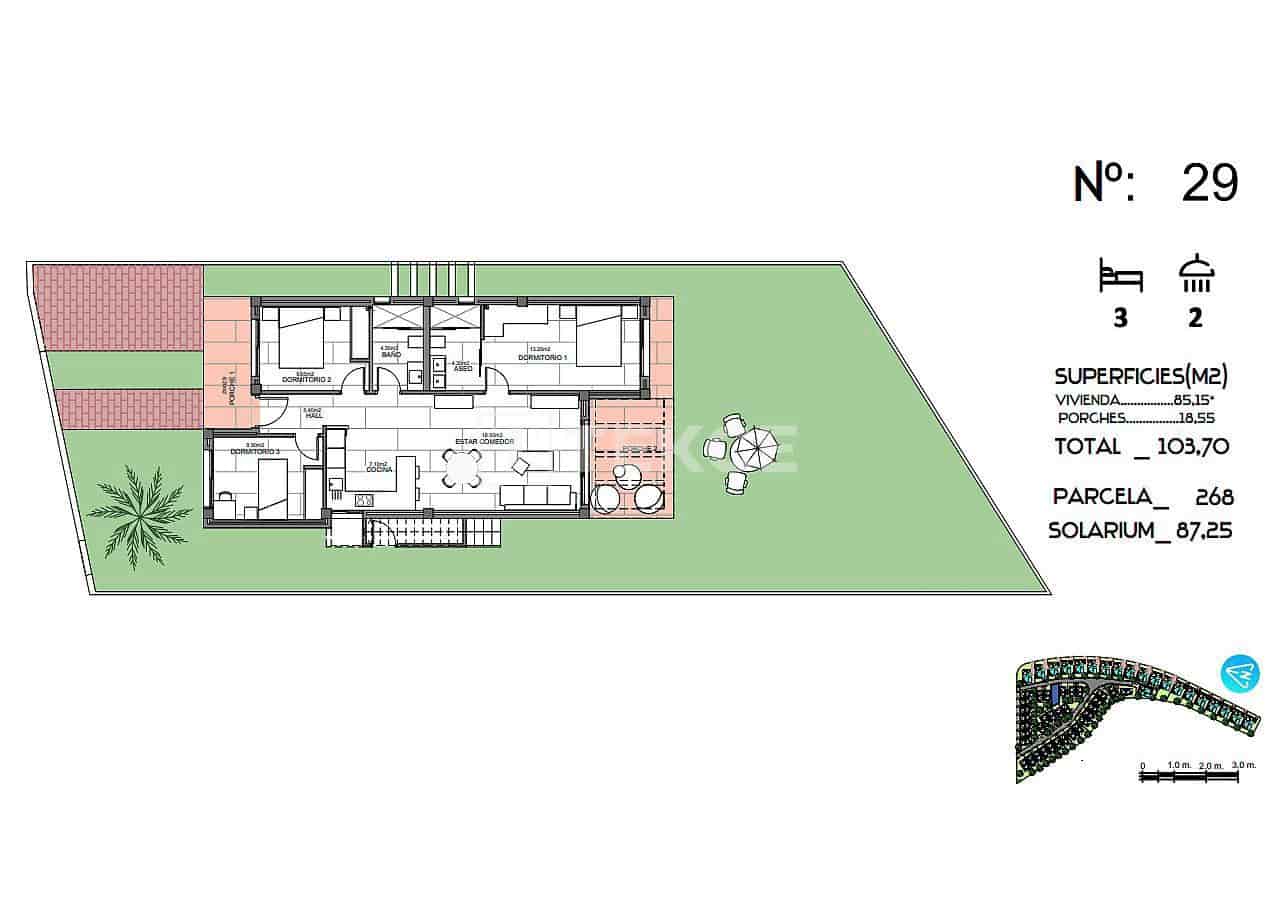 Chalet de 3 habitaciones en Algorfa en venta con piscina - 445.000 € (Ref: 8967818)