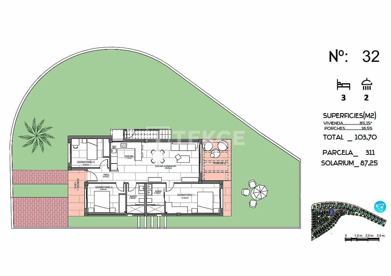 Chalet de 3 habitaciones en Algorfa en venta con piscina - 445.000 € (Ref: 8967818)