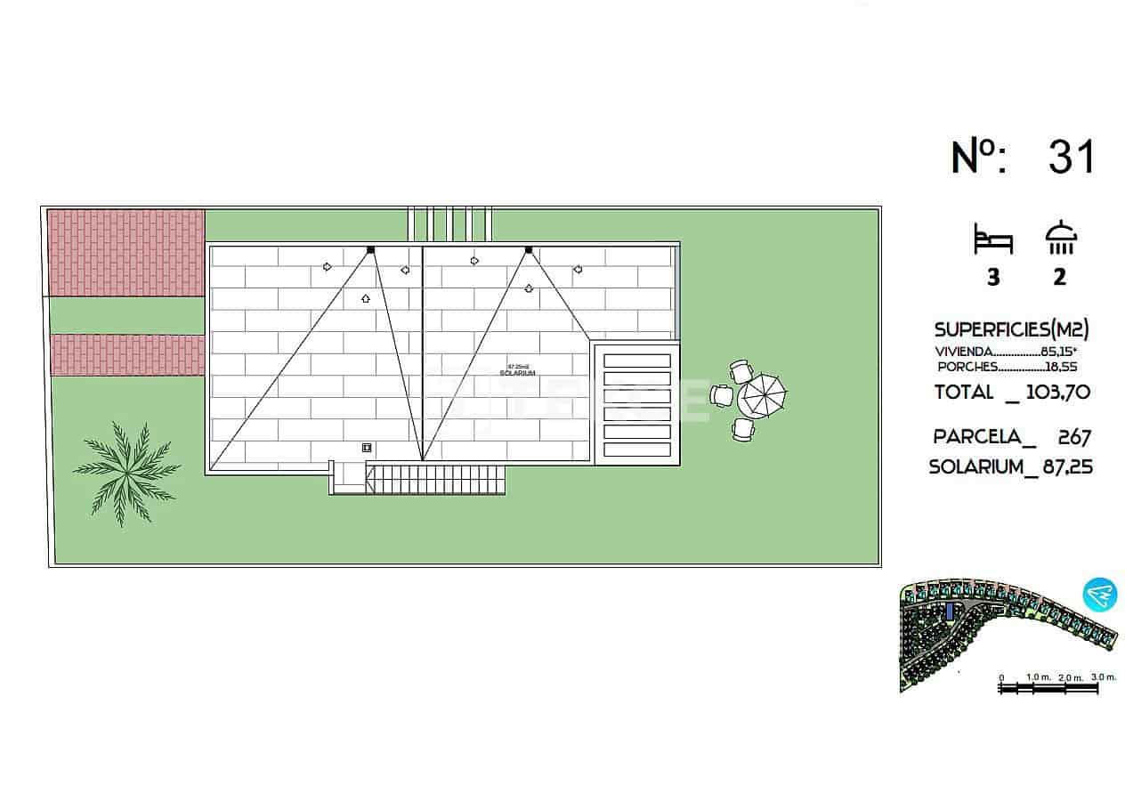 Chalet de 3 habitaciones en Algorfa en venta con piscina - 445.000 € (Ref: 8967818)