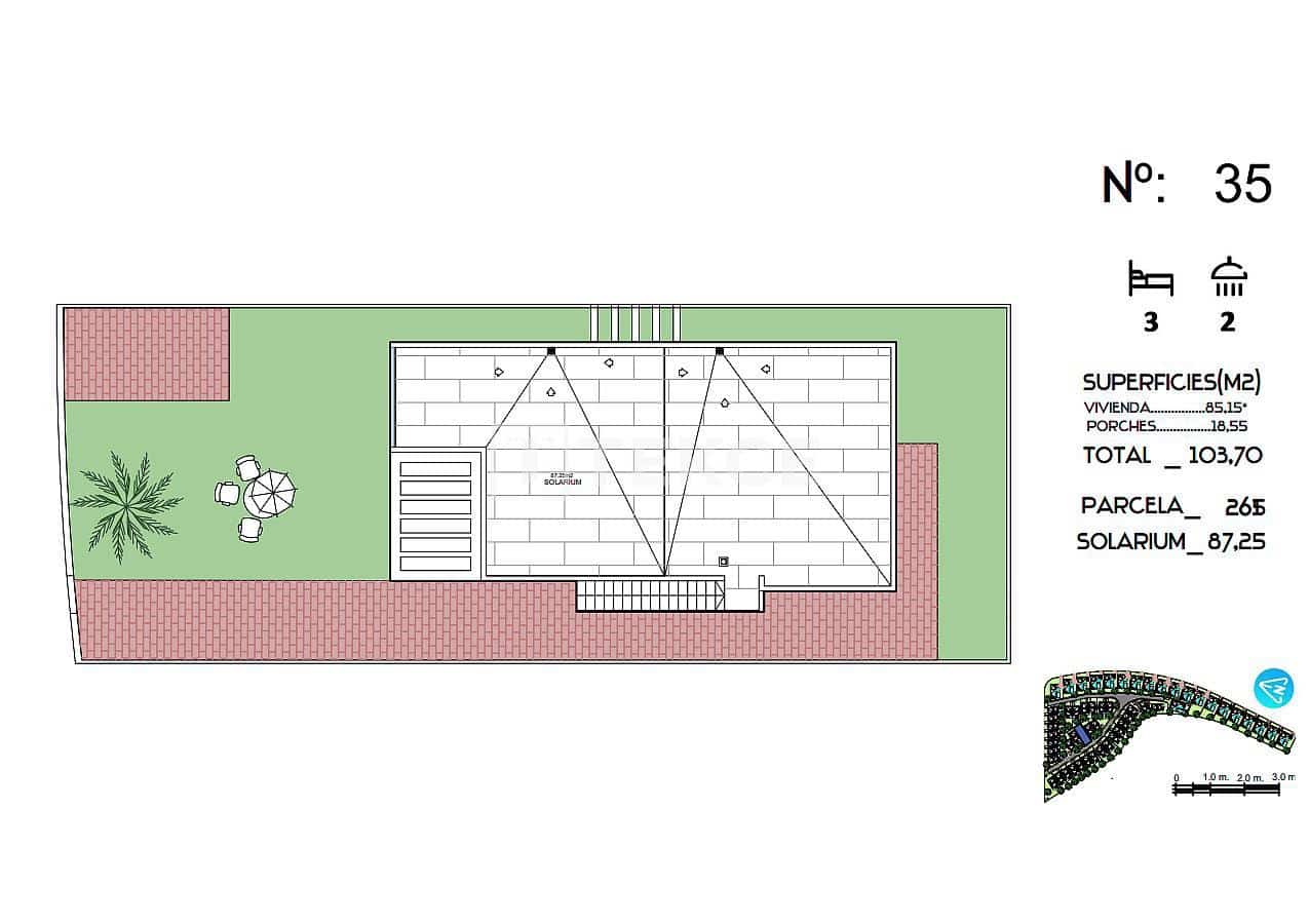 Chalet de 3 habitaciones en Algorfa en venta con piscina - 445.000 € (Ref: 8967818)