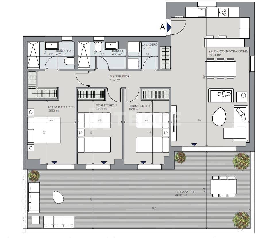 2 soveværelse Lejlighed til salg i Torremuelle med swimmingpool - € 598.000 (Ref: 8969703)