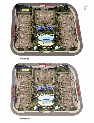 2 sovrum Lägenhet till salu i Monforte del Cid med pool - 355 000 € (Ref: 8971666)