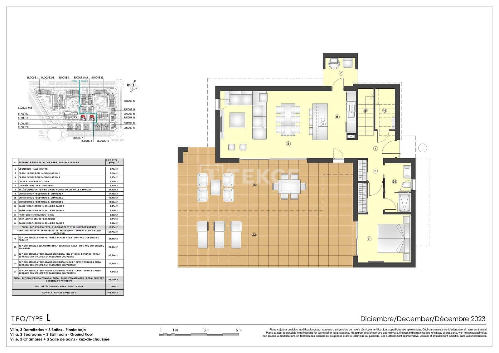 3 Zimmer Villa zu verkaufen in Torrevieja mit Pool - 630.000 € (Ref: 8971671)