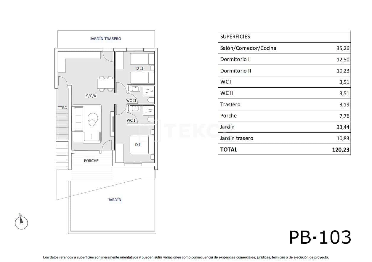 2 Zimmer Wohnung zu verkaufen in San Miguel de Salinas - 200.000 € (Ref: 8977808)