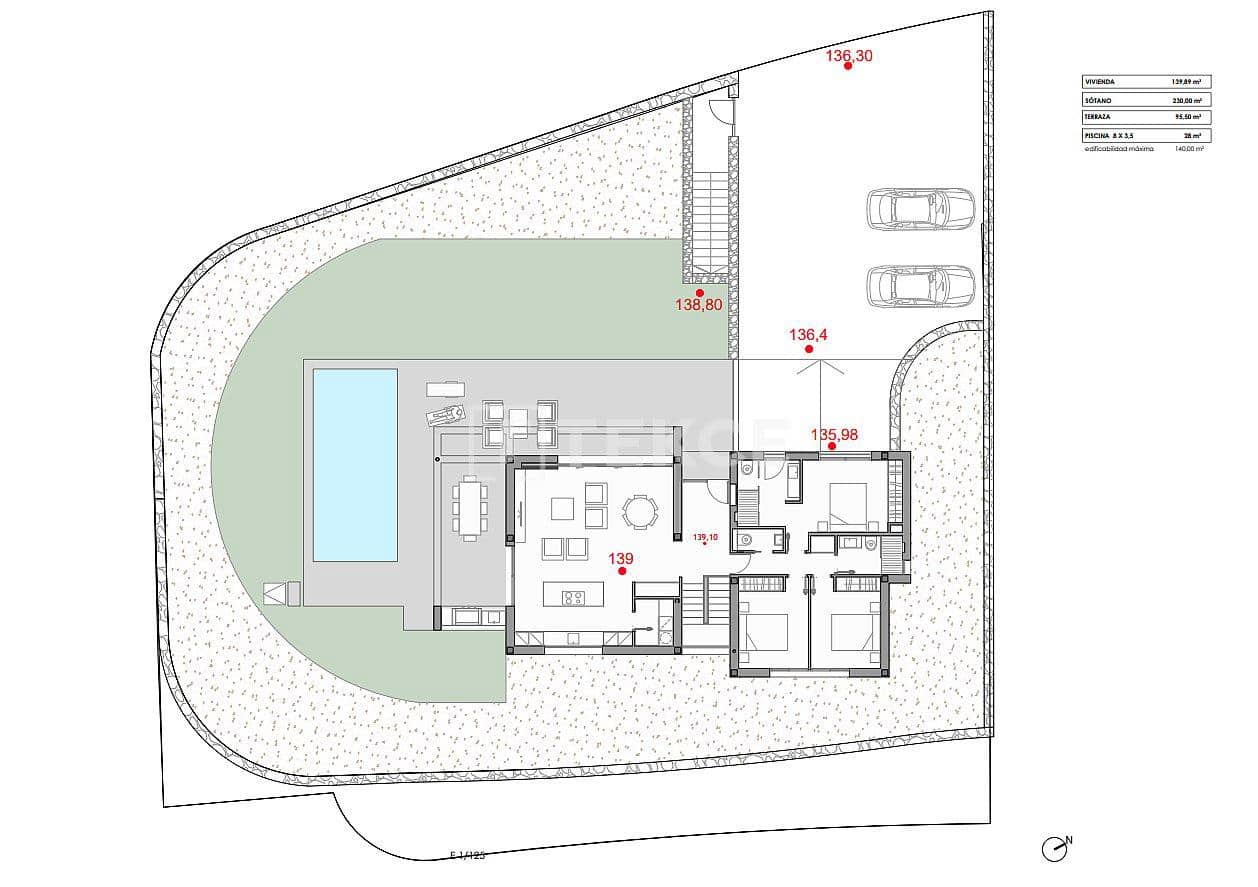 3 sypialnia Willa na sprzedaż w San Miguel de Salinas z basenem - 1 200 000 € (Ref: 8977813)