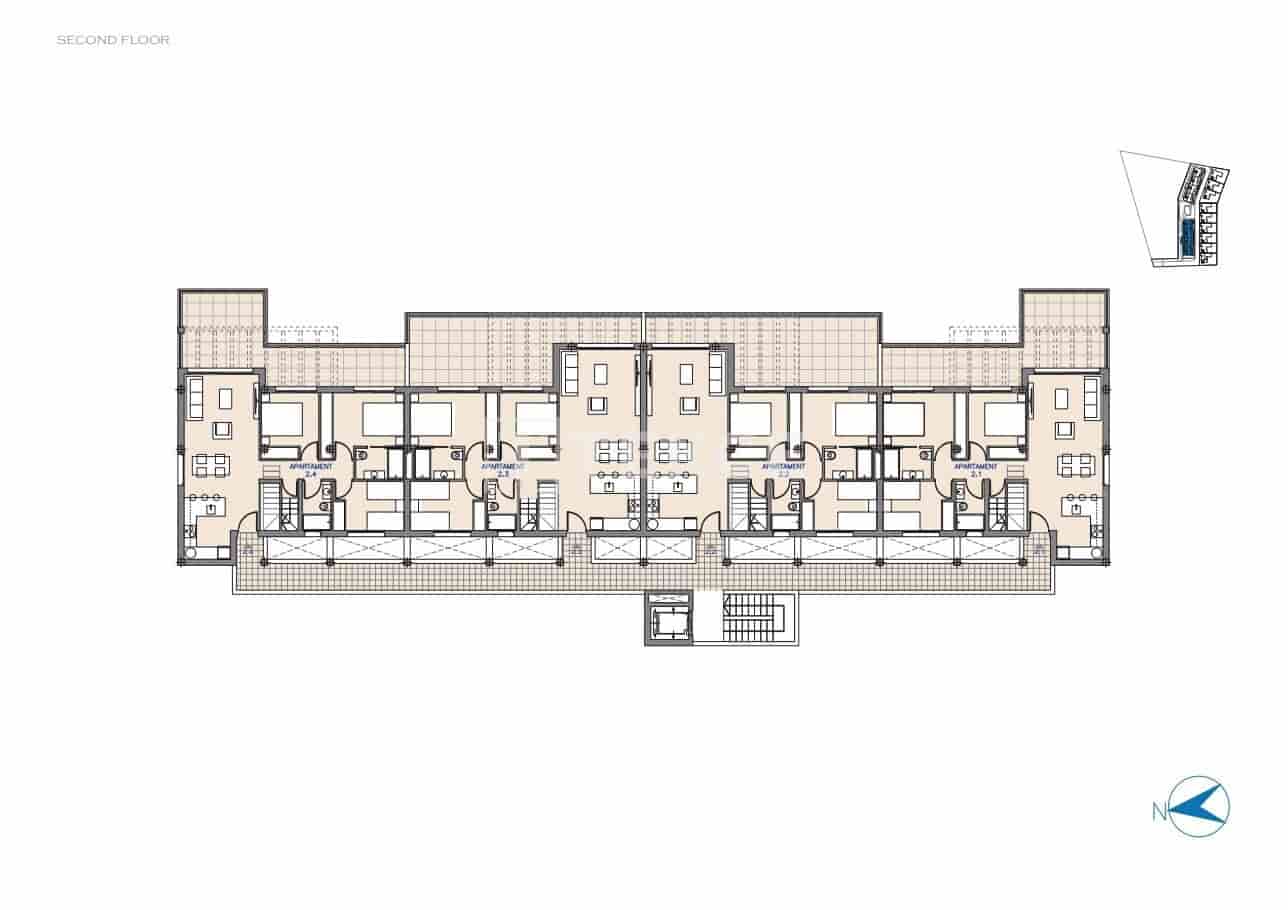 2 sovrum Lägenhet till salu i Los Alcazares med pool - 299 000 € (Ref: 8982000)