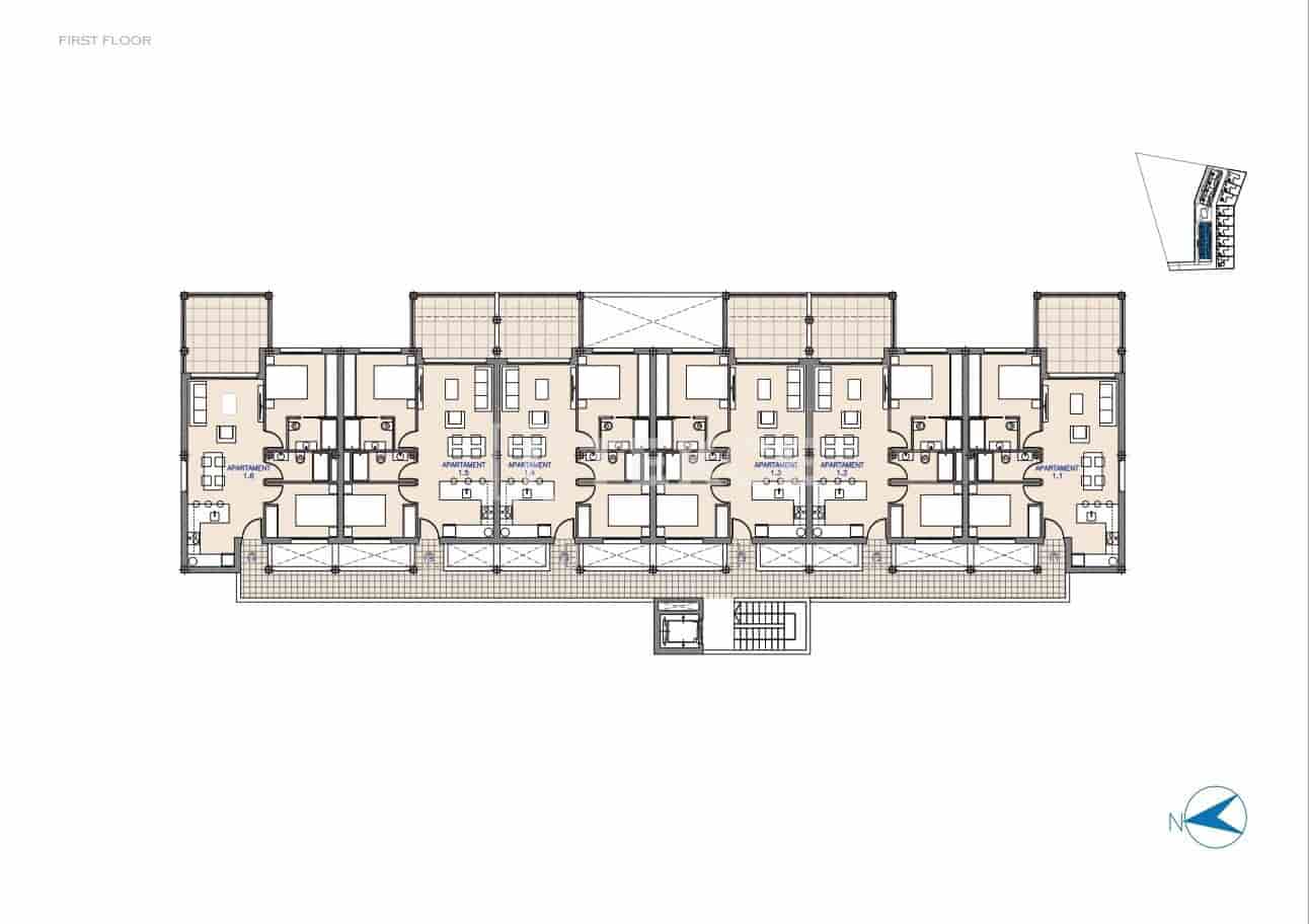 2 sovrum Lägenhet till salu i Los Alcazares med pool - 299 000 € (Ref: 8982000)