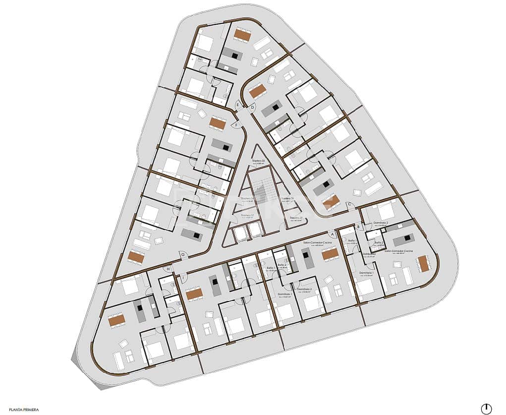 2 camera da letto Appartamento in vendita in Calpe / Calp con piscina - 337.000 € (Rif: 8987877)