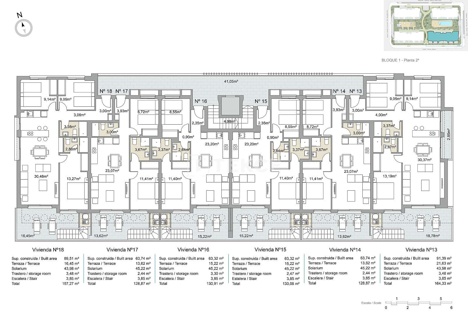 2 sypialnia Mieszkanie na sprzedaż w Pilar de la Horadada z basenem - 249 000 € (Ref: 8987889)