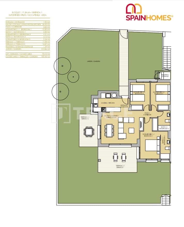 2 sypialnia Mieszkanie na sprzedaż w Vistabella z basenem - 240 000 € (Ref: 8994412)