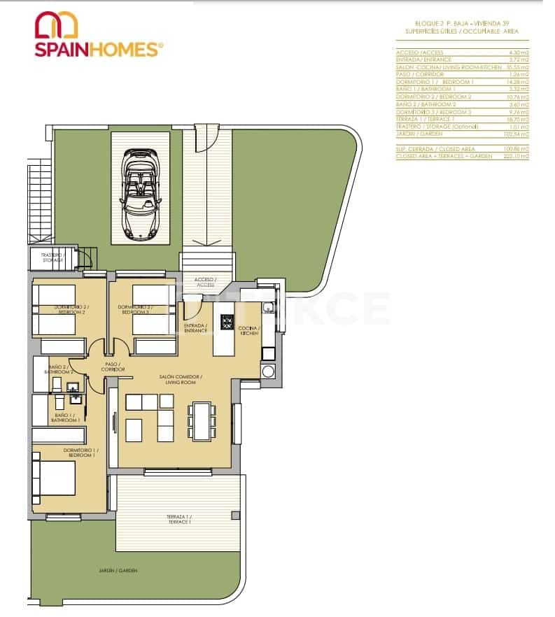 2 sypialnia Mieszkanie na sprzedaż w Vistabella z basenem - 240 000 € (Ref: 8994412)