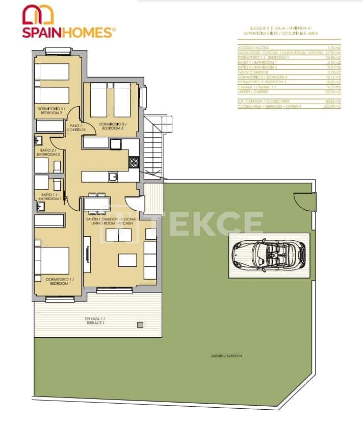 2 soverom Leilighet til salgs i Vistabella med svømmebasseng - € 270 000 (Ref: 8994413)