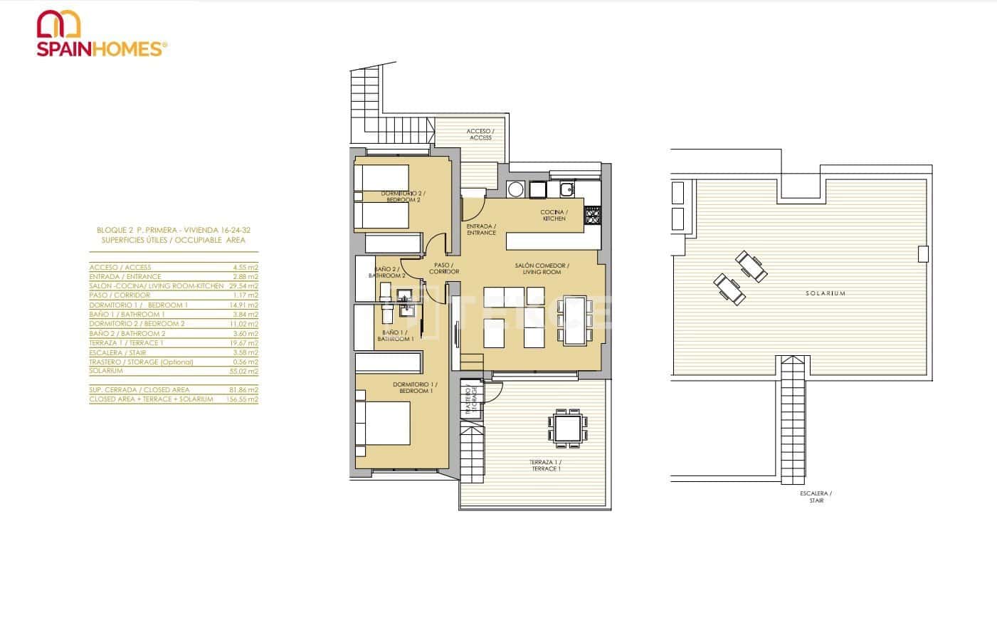 2 soverom Leilighet til salgs i Vistabella med svømmebasseng - € 270 000 (Ref: 8994413)