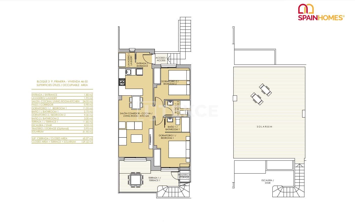 3 sypialnia Mieszkanie na sprzedaż w Vistabella z basenem - 300 000 € (Ref: 8994415)