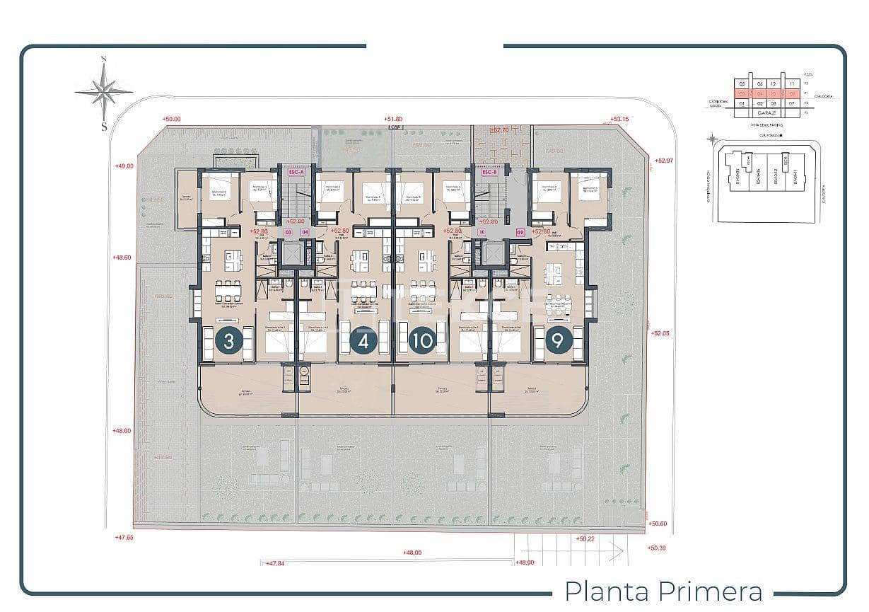 3 sypialnia Mieszkanie na sprzedaż w Benijofar z basenem - 290 000 € (Ref: 9002791)