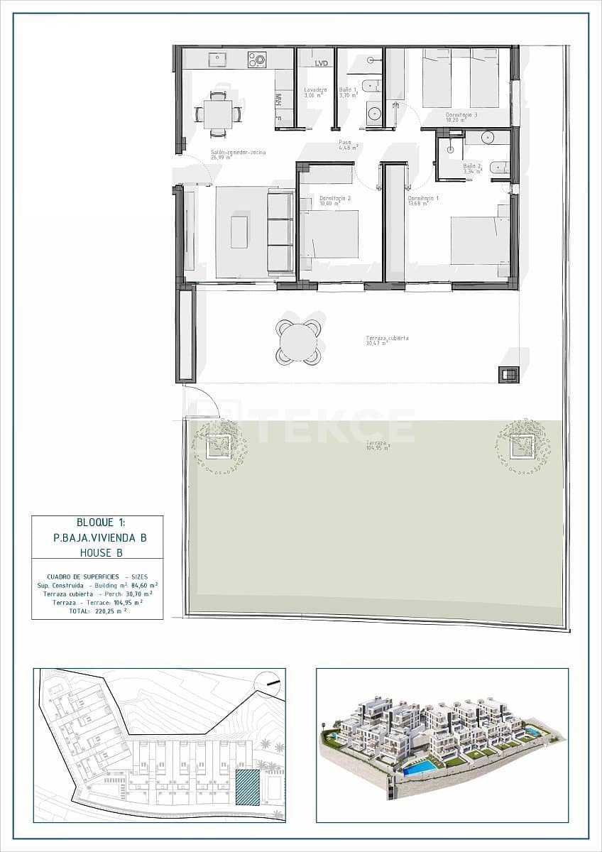 3 quarto Apartamento para venda em Cuevas del Almanzora com piscina - 345 000 € (Ref: 9002802)