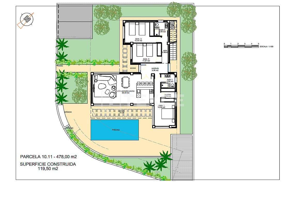 3 sypialnia Willa na sprzedaż w Polop z basenem - 620 000 € (Ref: 9004534)
