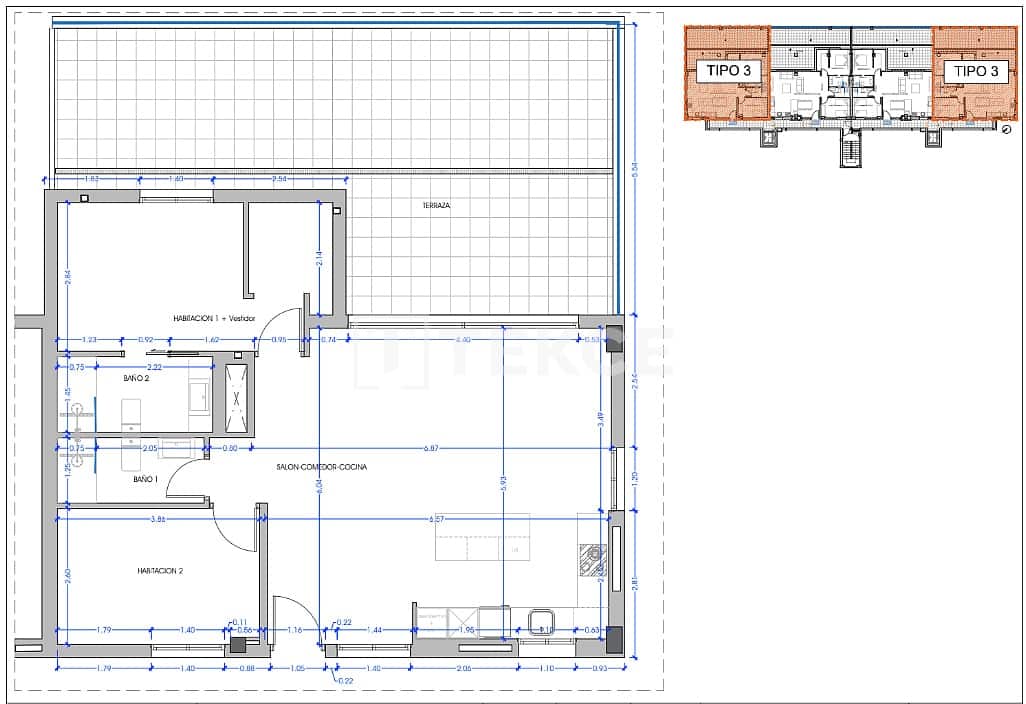 2 bedroom Flat for sale in Benidorm with pool - € 369,000 (Ref: 9004539)