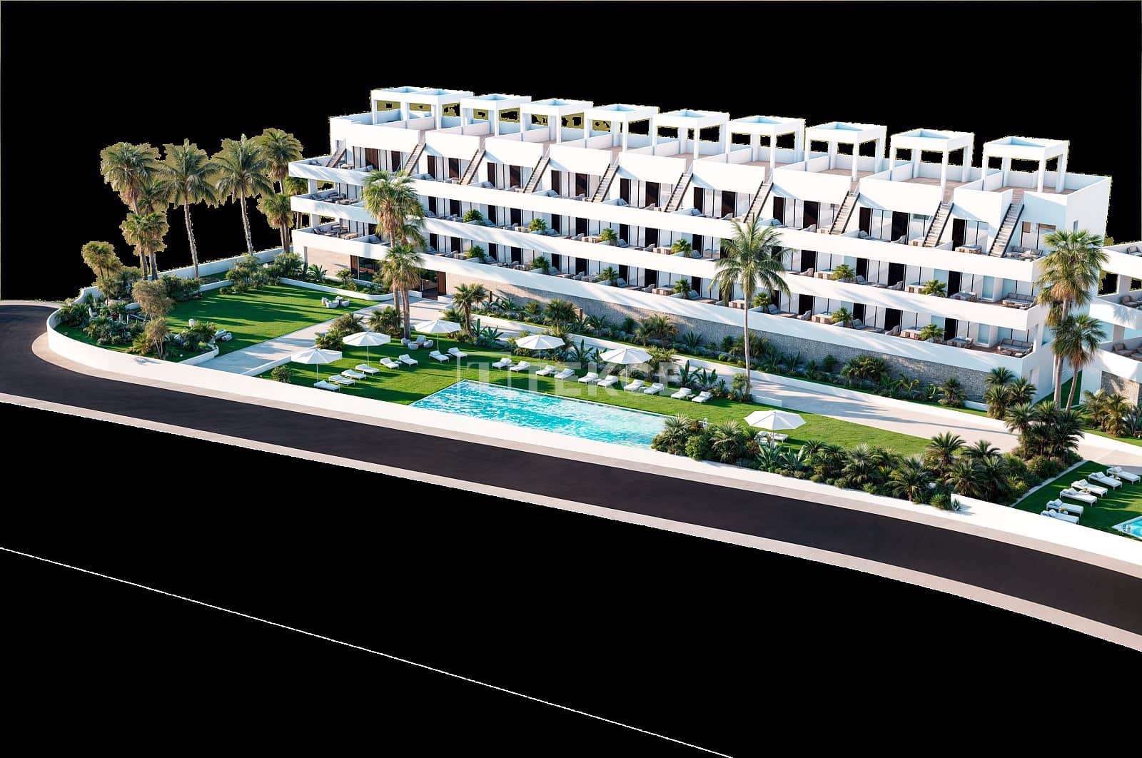 2 bedroom Flat for sale in Finestrat with pool - € 280,000 (Ref: 9004541)