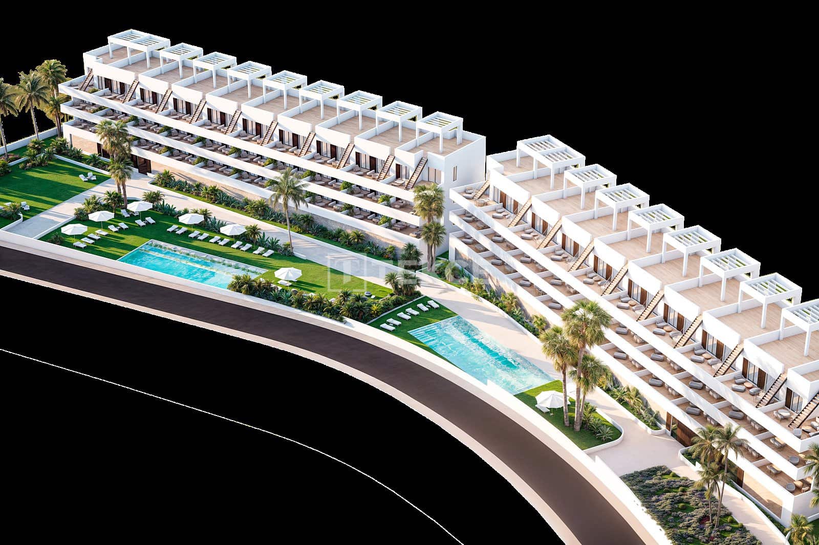 2 bedroom Flat for sale in Finestrat with pool - € 280,000 (Ref: 9004541)