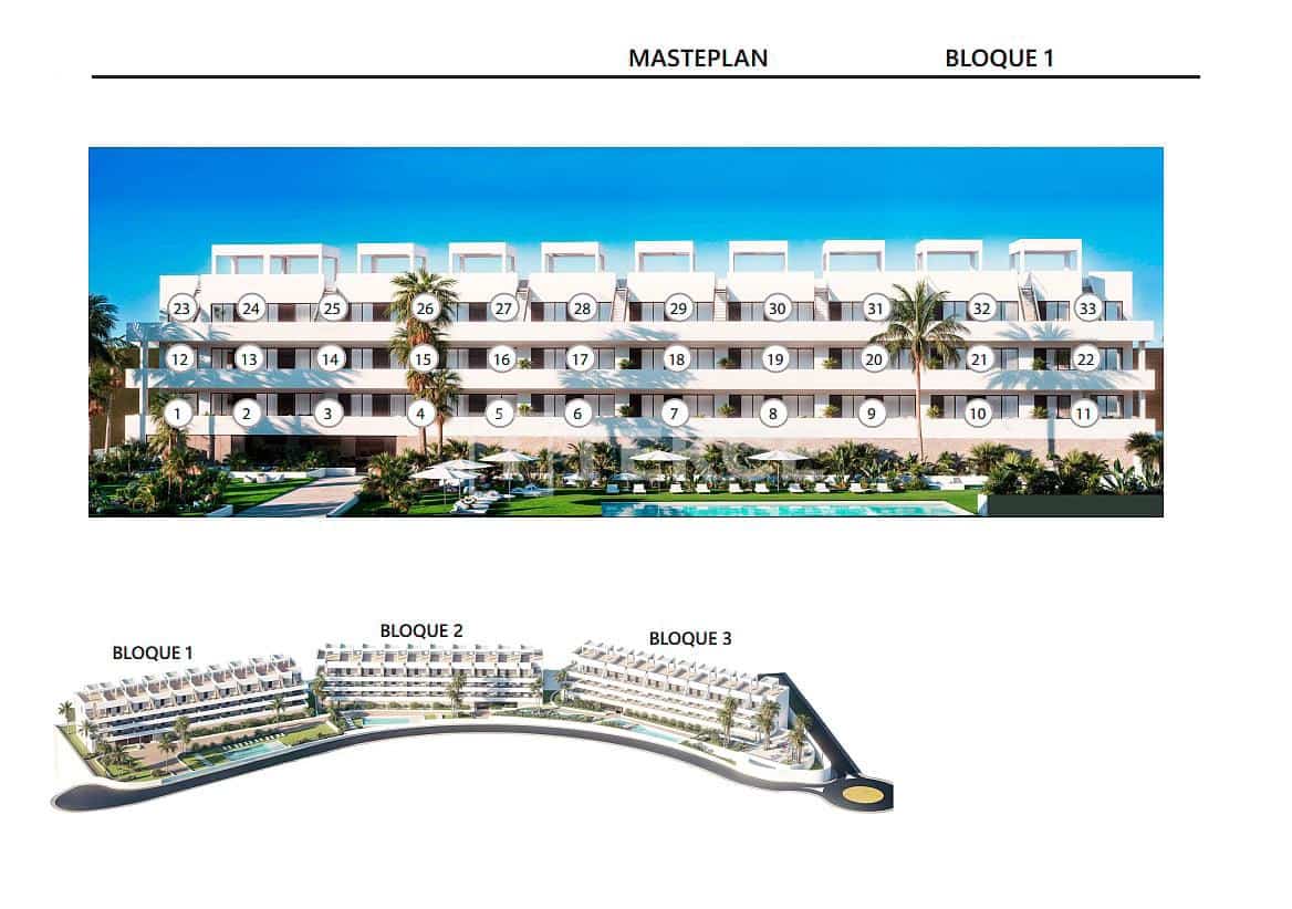 2 sypialnia Mieszkanie na sprzedaż w Finestrat z basenem - 280 000 € (Ref: 9004542)