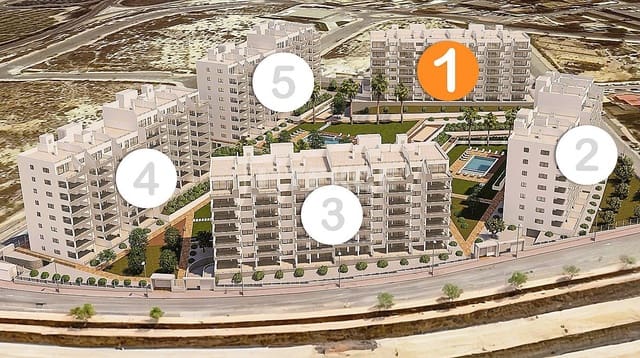 2 slaapkamer Flat te koop in San Miguel de Salinas met zwembad - € 241.000 (Ref: 9006512)