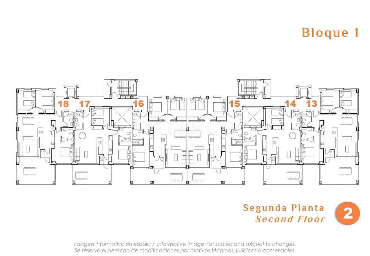 3 slaapkamer Flat te koop in San Miguel de Salinas met zwembad - € 390.000 (Ref: 9006517)