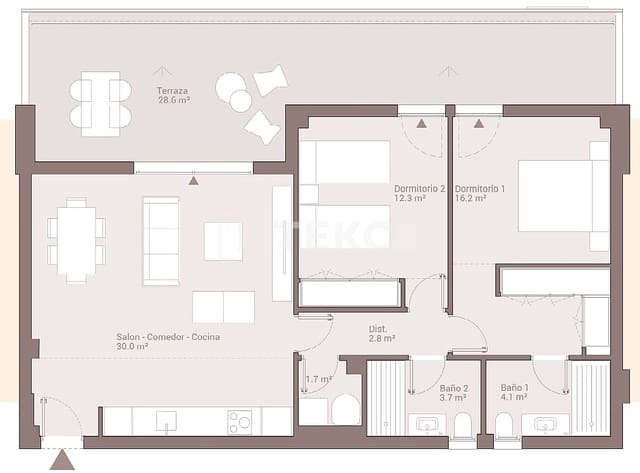 1 soverom Leilighet til salgs i San Pedro de Alcantara, Marbella med svømmebasseng - € 340 000 (Ref: 9006518)