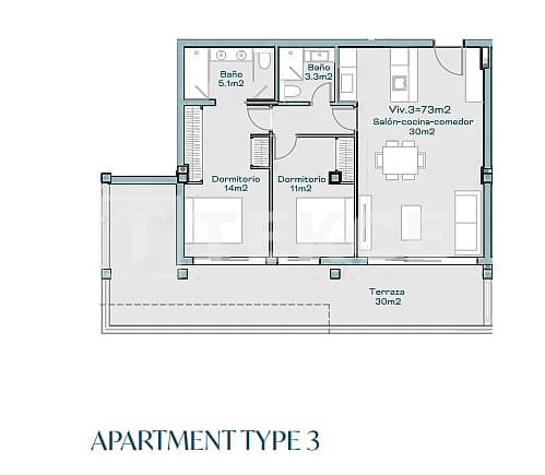 3 soveværelse Lejlighed til salg i Torrequebrada med swimmingpool - € 980.000 (Ref: 9006526)