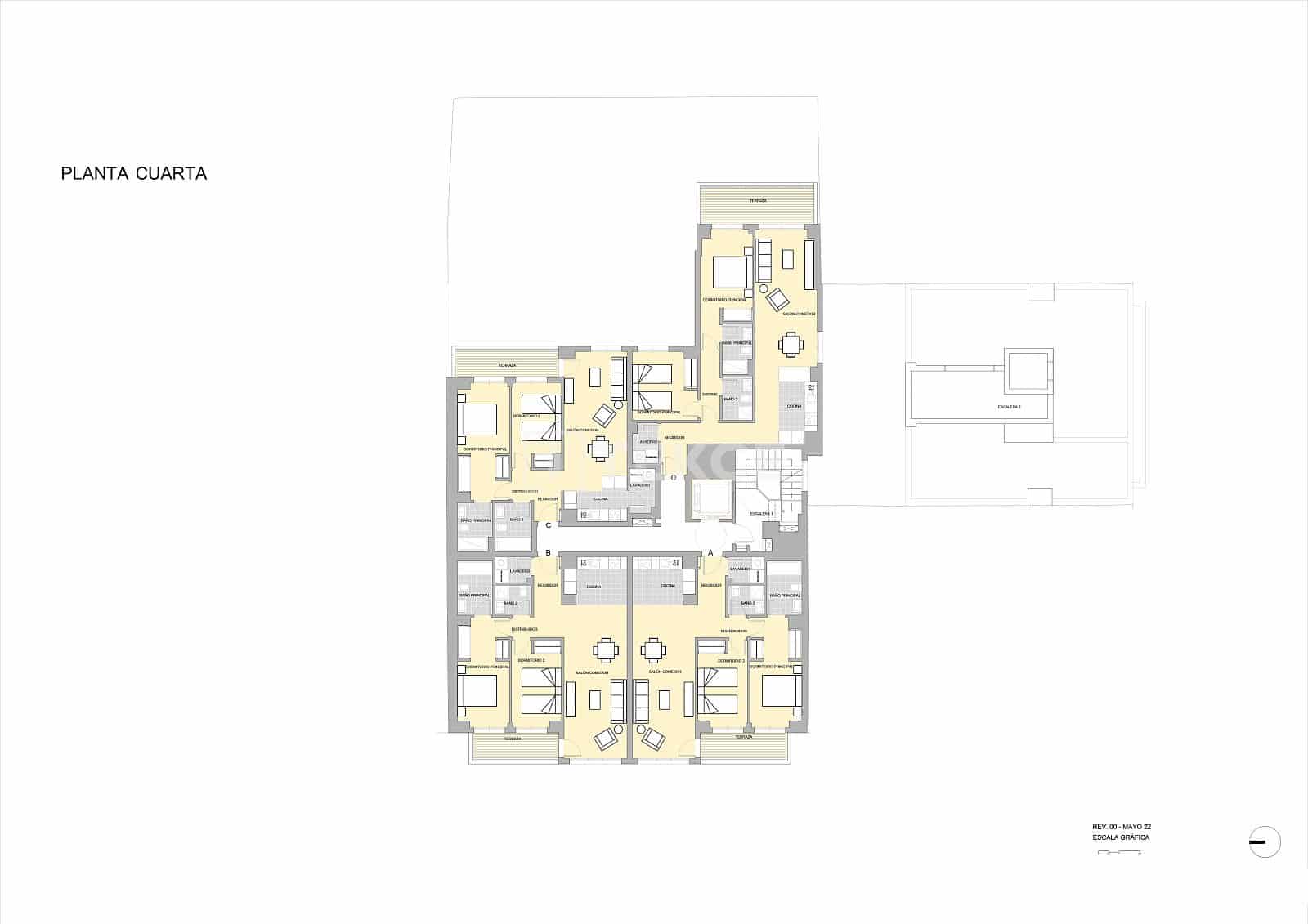 1 quarto Apartamento para venda em Malaga cidade com piscina - 350 000 € (Ref: 9036238)