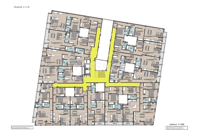 2 sovrum Lägenhet till salu i Algorfa med pool - 165 000 € (Ref: 9037911)