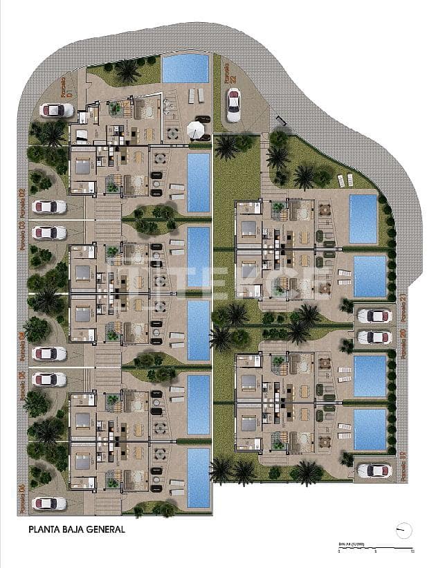 3 makuuhuone Huvila myytävänä paikassa Monforte del Cid mukana uima-altaan - 489 000 € (Ref: 9037917)