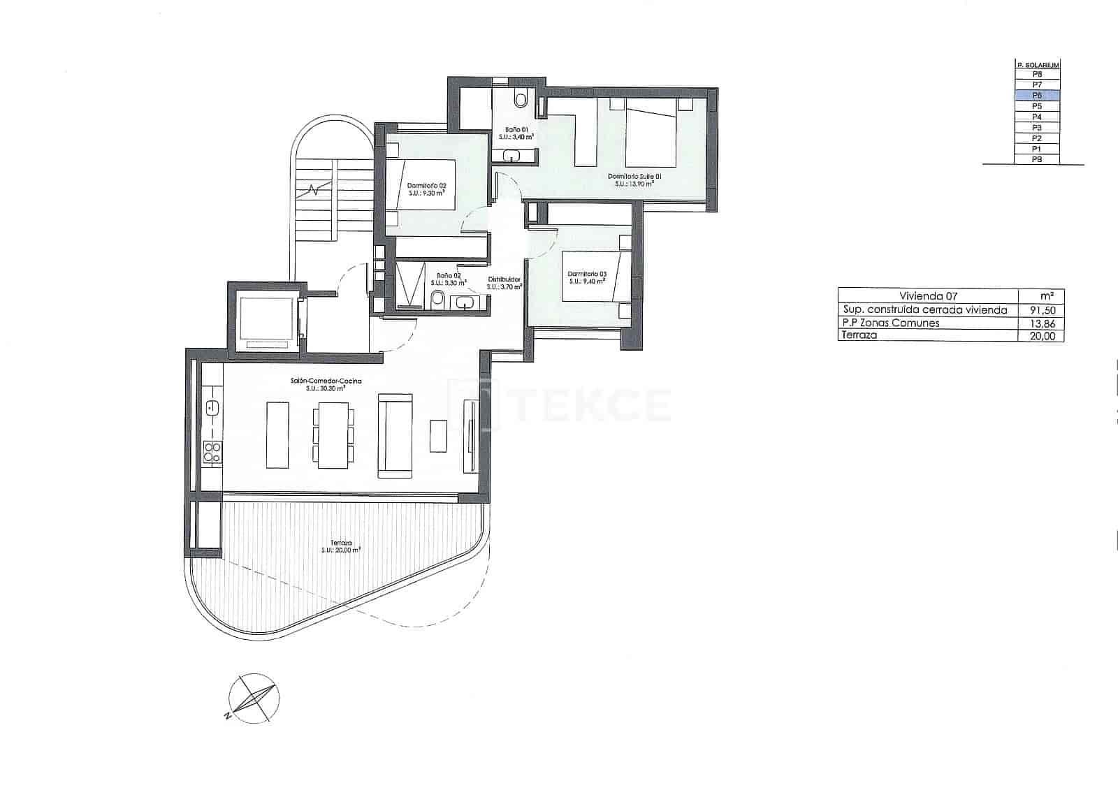 3 chambre Appartement à vendre à Guardamar del Segura avec piscine - 640 000 € (Ref: 9050565)