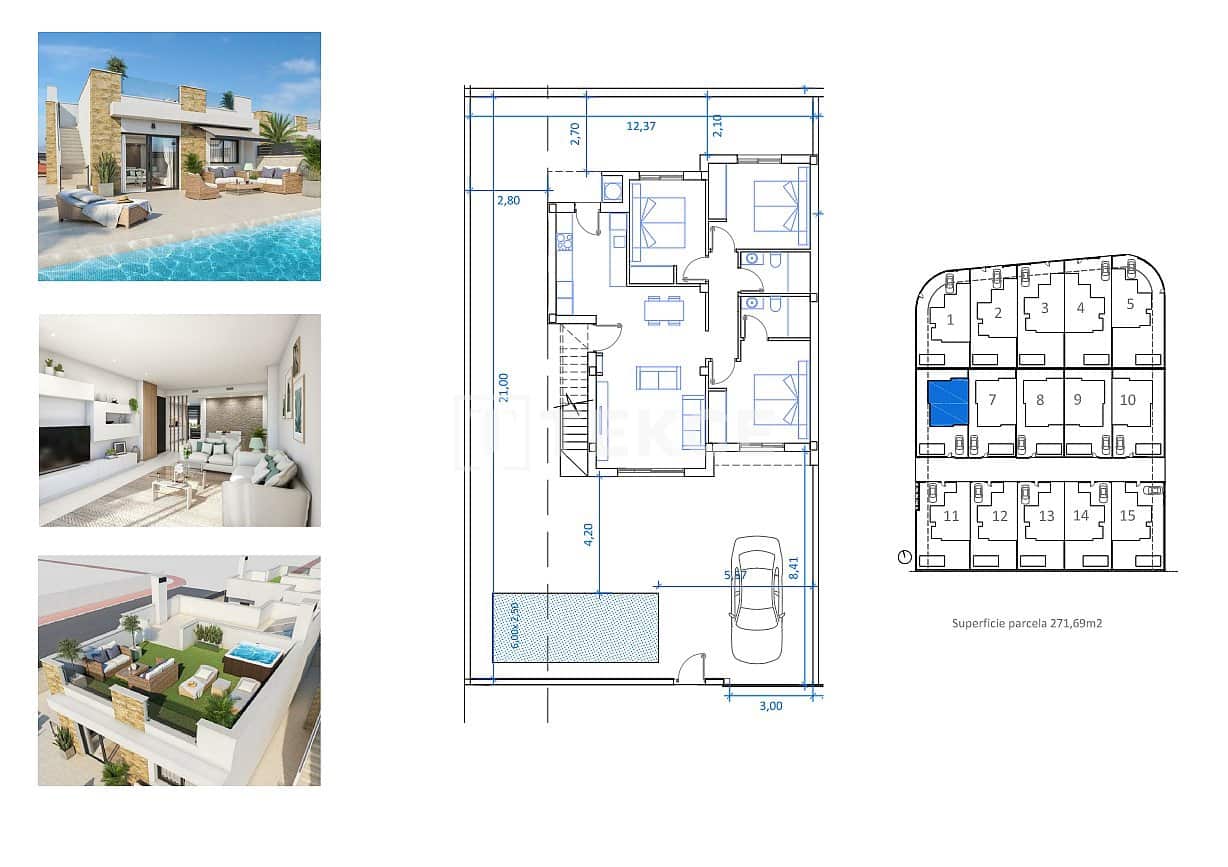 3 Zimmer Villa zu verkaufen in San Fulgencio mit Pool - 392.000 € (Ref: 9068414)