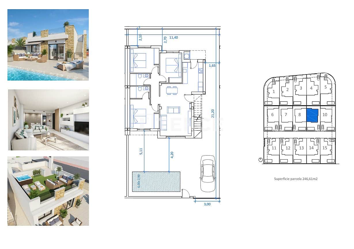 3 Zimmer Villa zu verkaufen in San Fulgencio mit Pool - 392.000 € (Ref: 9068414)