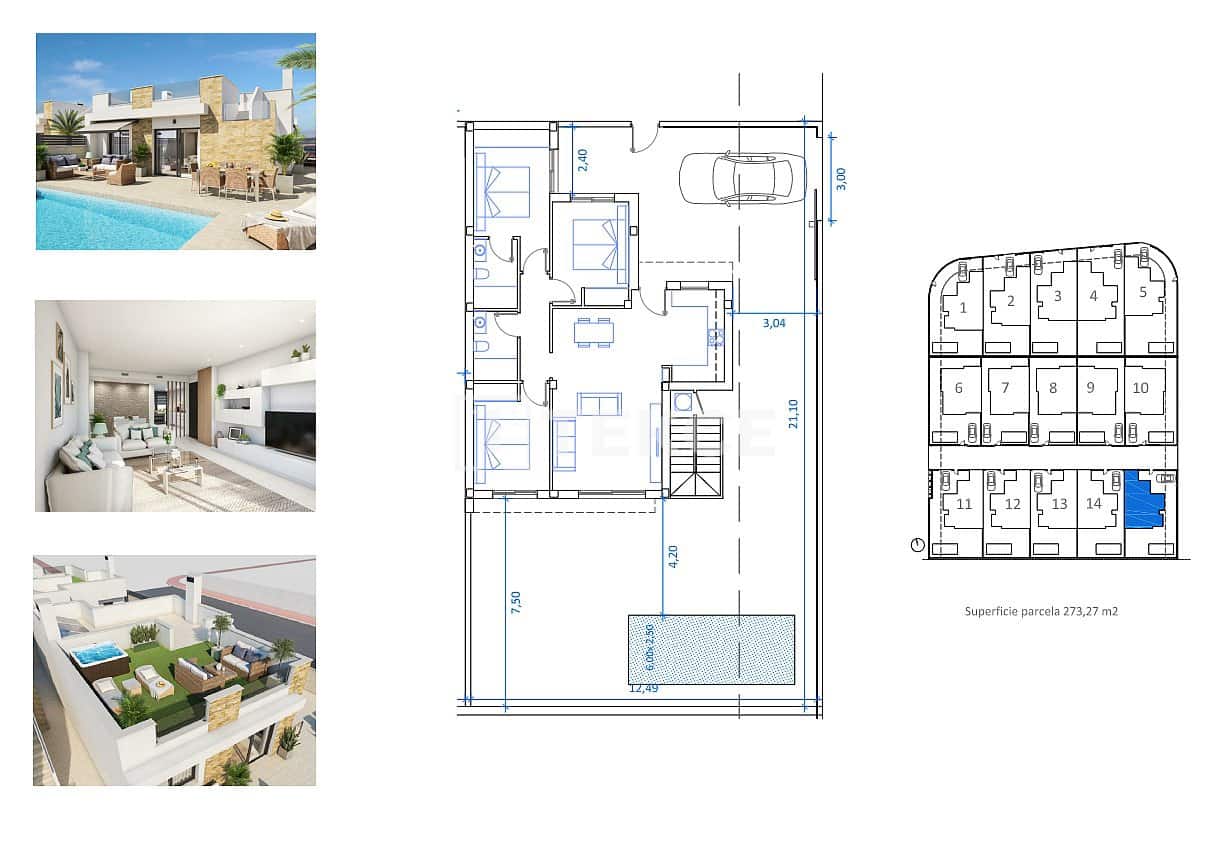 3 Zimmer Villa zu verkaufen in San Fulgencio mit Pool - 392.000 € (Ref: 9068414)