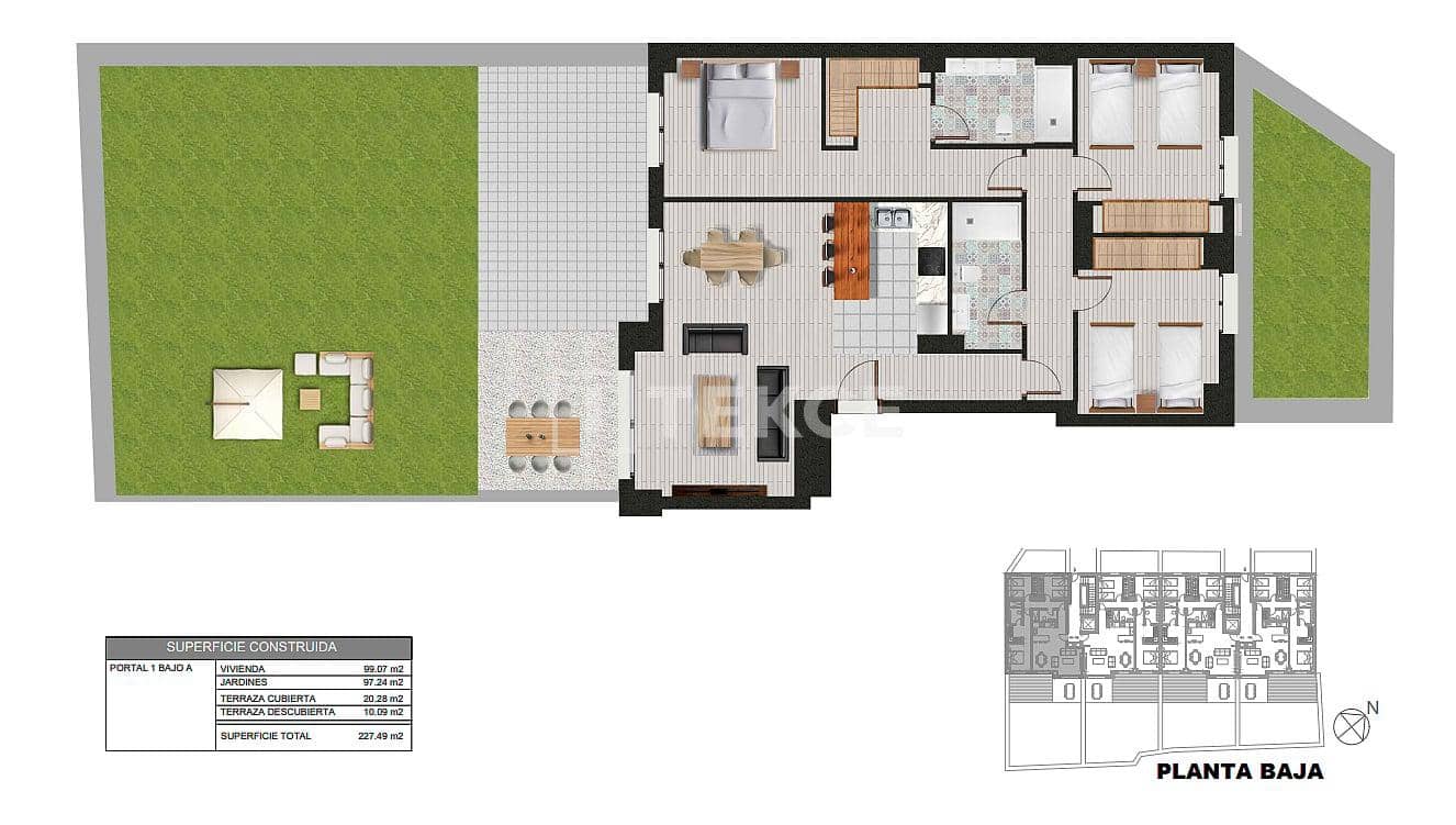 Piso de 3 habitaciones en Casares en venta con piscina - 467.000 € (Ref: 9068420)