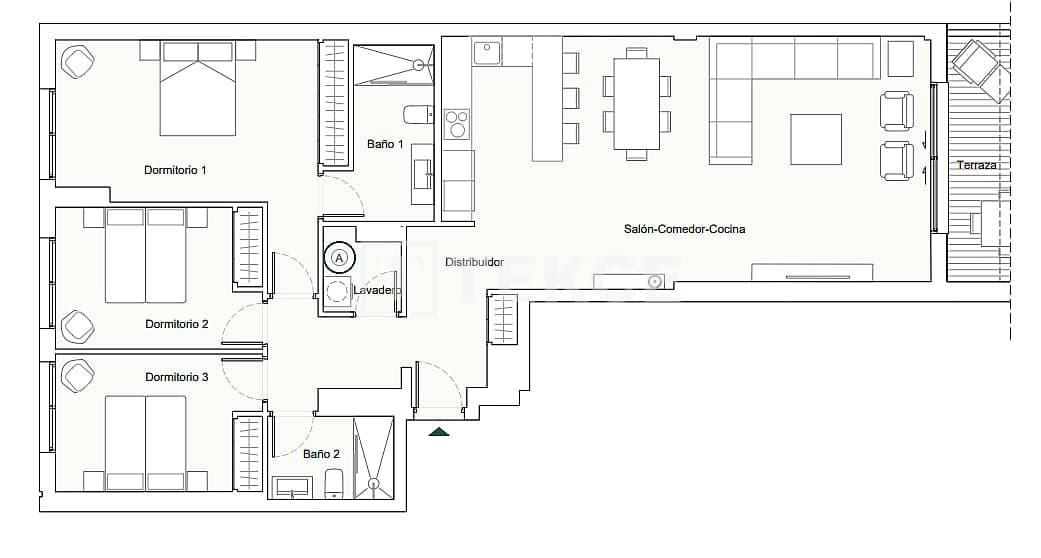2 chambre Appartement à vendre à Estepona avec piscine - 590 000 € (Ref: 9074693)